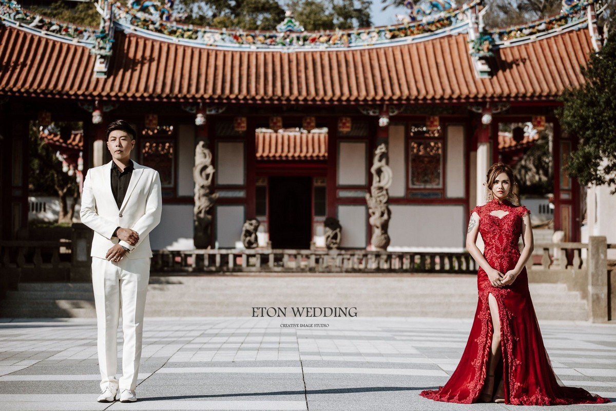 新竹婚紗外拍,新竹孔廟婚紗,新竹中式婚紗